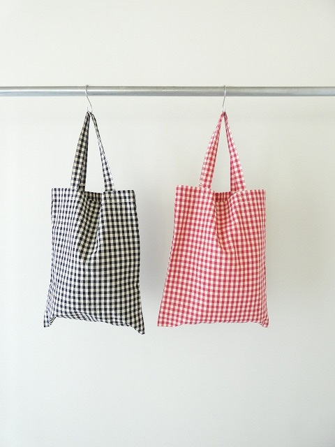 R&D.M(オールドマンズテーラー) GINGHAM CHECK TOTE BAG(OLD7618