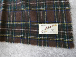 R&D.M.Co-(オールドマンズテーラー) WOOL TARTAN CHECK MUFFLER