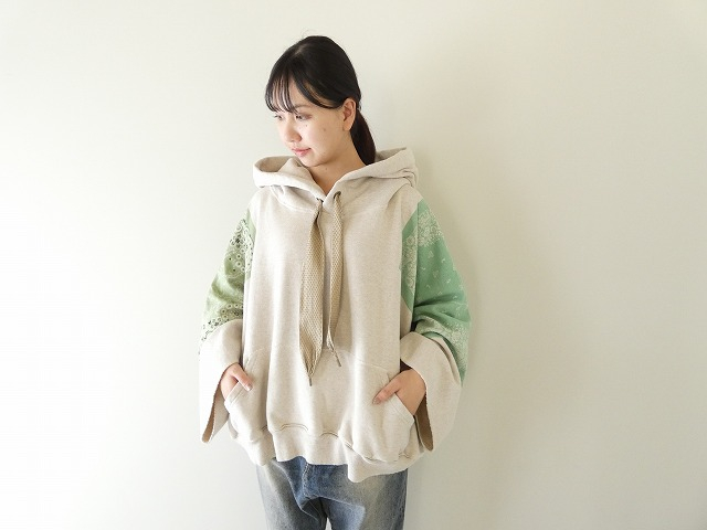 KAPITAL(キャピタル) TOP裏毛バンダナデビルフードパーカー(K2510LC095