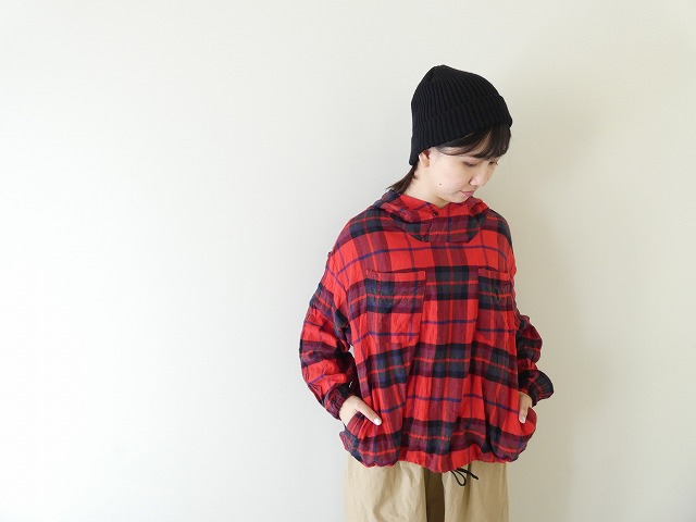 LAITERIE(レイトリー) シャーリング起毛チェックアノラック(LB25314