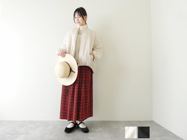 mao made(マオメイド) ノーカラーバルーンシルエットのブルゾン(551309