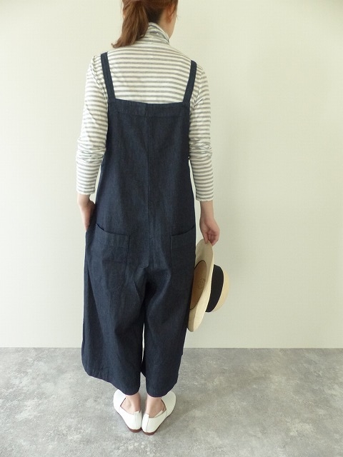 SARAHWEAR(サラウェア) インディゴデニムサロペットパンツ(C16022