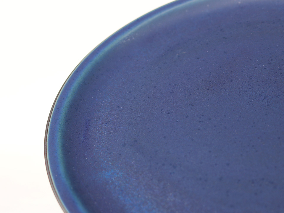 窯変 リム皿 マットブルー 波佐見焼 | 産直！有田焼 波佐見焼 の