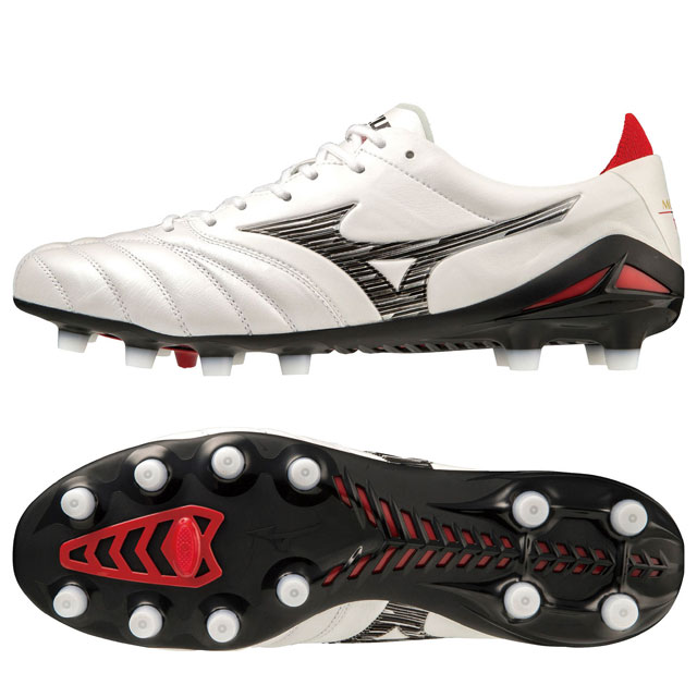 ミズノ サッカースパイク モレリア NEO 4 β JAPAN ホワイト カンガルー