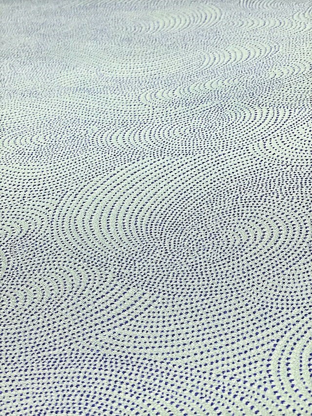 伊勢型小紋 六谷梅軒 鳴門の渦潮 和服・和装小物の通販・お洒落で格安