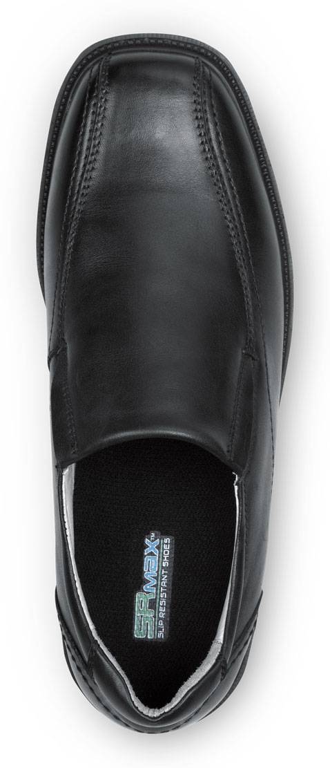 Male SR MAX Men's Black Brooklyn MaxTRAX® Soft Toe SRO Slip-On