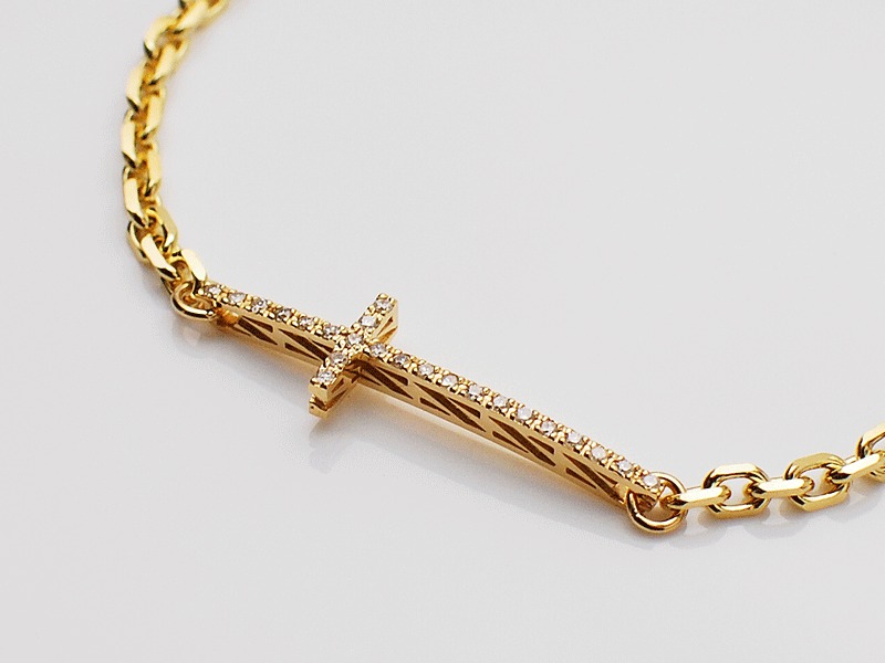 M.C BRACELET/K18YG/GARDEL（ガーデル） - DEFI - シルバー