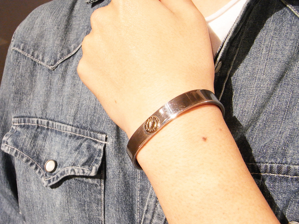 K18GOLD HAWK FEATHER INGOT BRACELET/NATIVE SPIRIT（ネイティブ