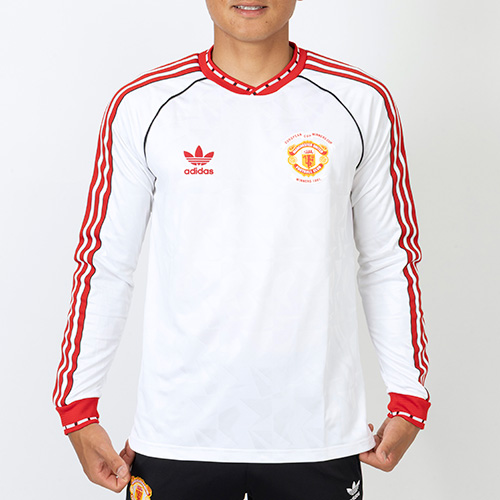 マンチェスター・ユナイテッド 91 アウェイ 長袖ジャージー／サッカー