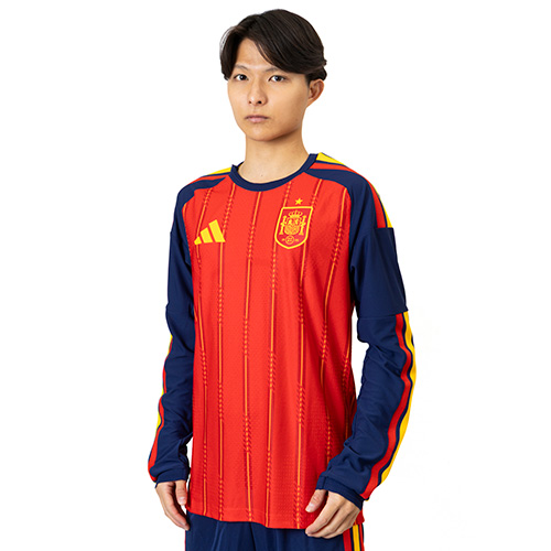 2026 スペイン代表 HOME オーセンティック 長袖ユニフォーム／サッカー