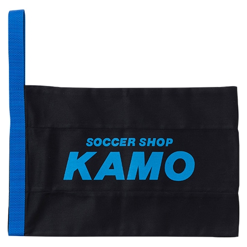 KAMOオリジナル シューズケース 黒×黒×黒×青／サッカーショップKAMO