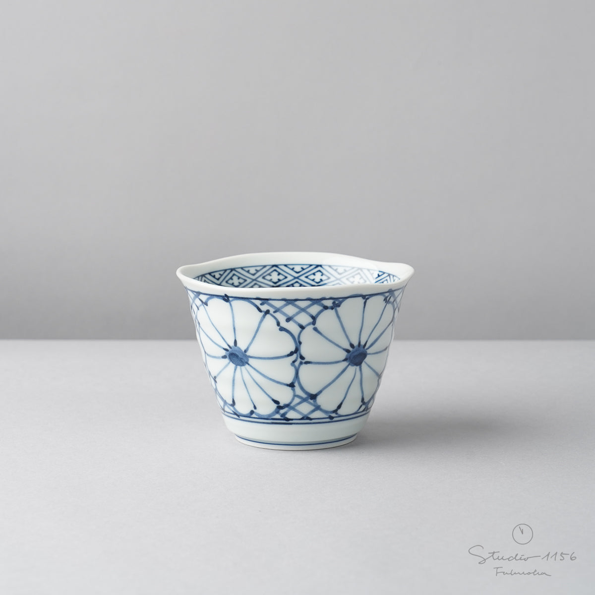 波佐見焼 染付 南蛮図 フリーカップ 280ml 高山陶器の通販｜Studio1156