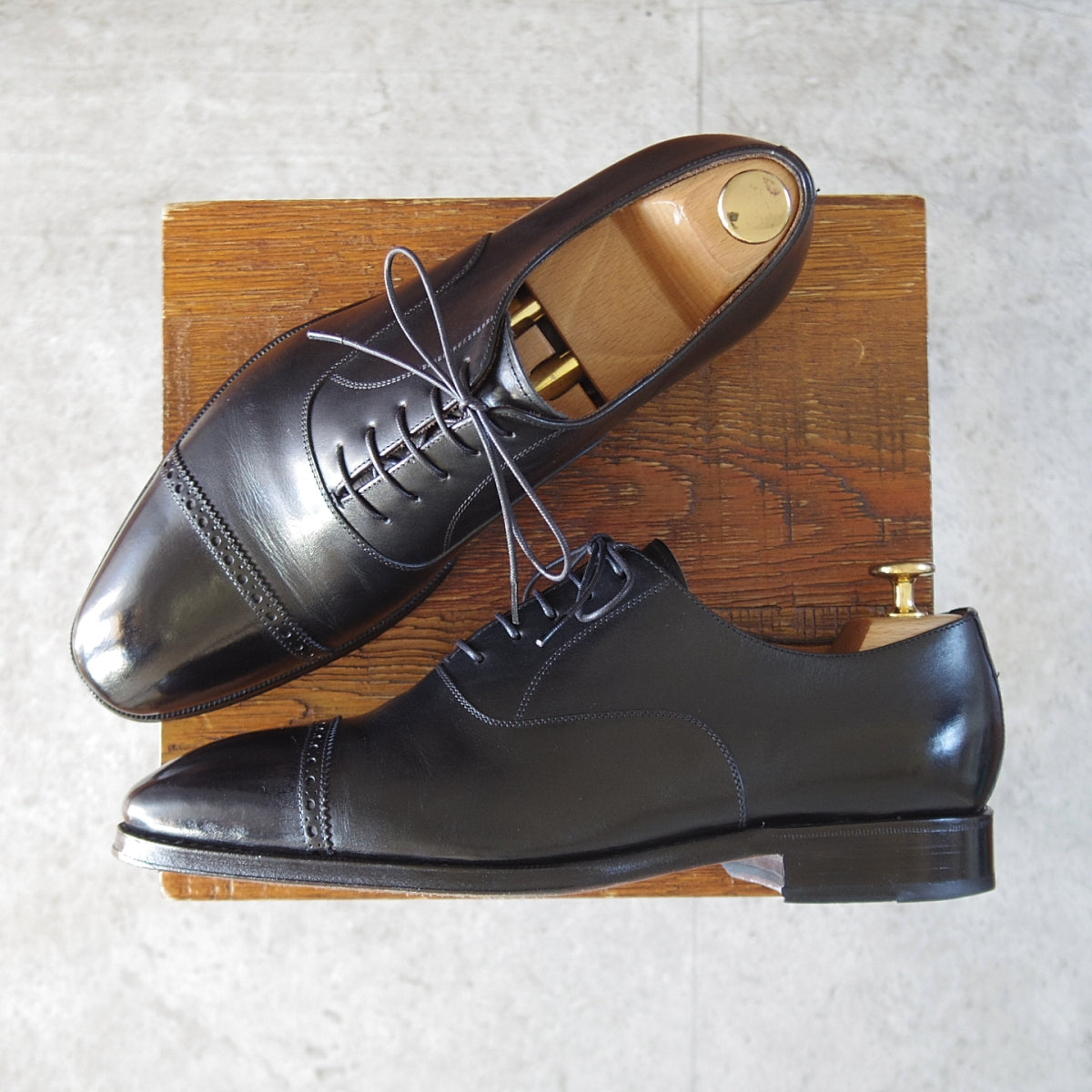 極上☆(伊)サントーニ SIZE 7【高額☆ノルベジェーゼ製法/ホールカット