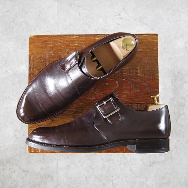 宮城興業 39E【(仏)アノネイ社のカーフ仕様/モンクストラップ】 | 高級