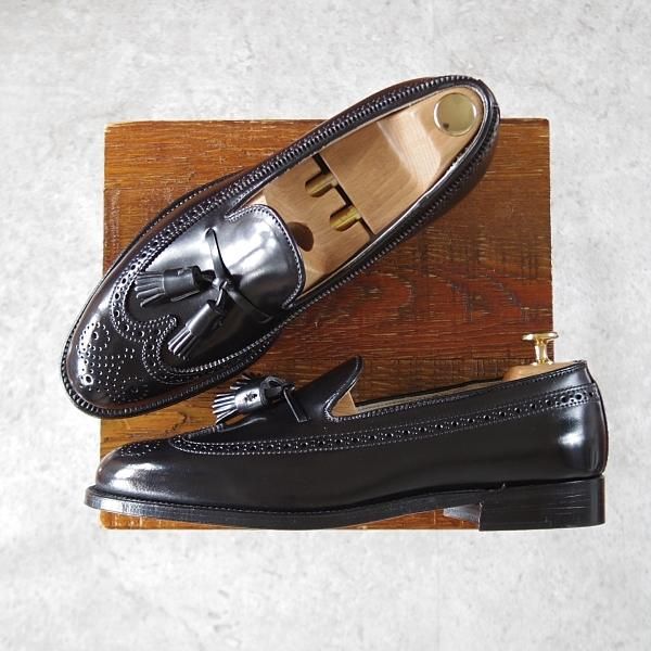 オールデン 8D【コードバン仕様☆タッセルローファー/3906/黒】 | 高級