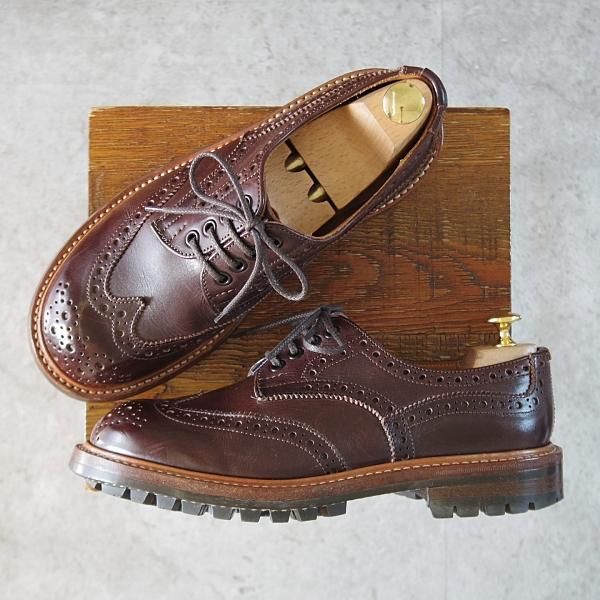 トリッカーズ SIZE 7【QUILP別注/フルブローグ/濃茶】 | 高級中古革靴