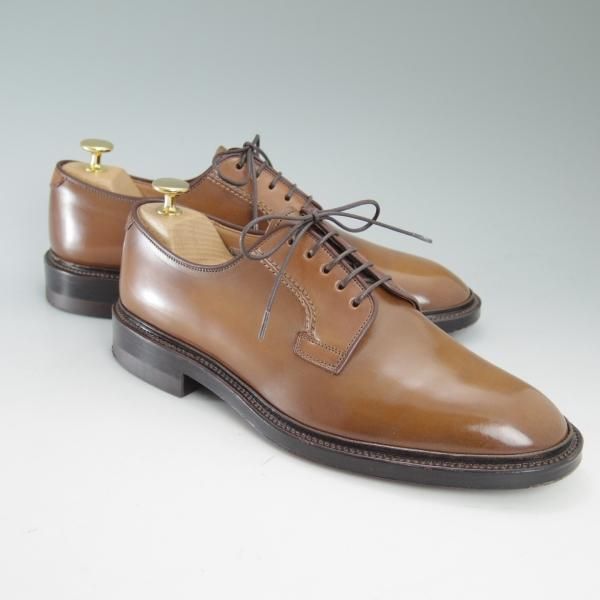 美品☆リーガル 25cm【☆超希少!!ウイスキー コードバン仕様】プレーン