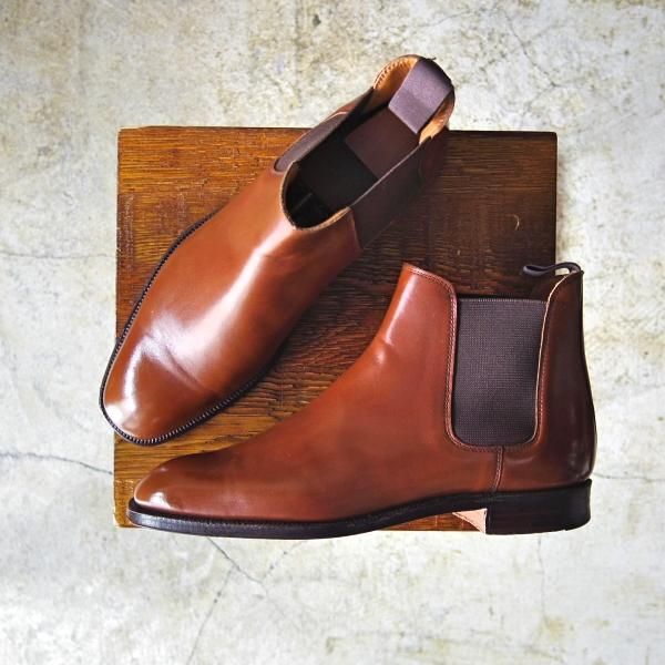 美品☆(英)クロケット&ジョーンズ 6E【☆BEAMS別注/チェルシー/CHELSEA