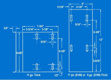 AZUSA Engine/Motor Adapter Mounting Plate, 5