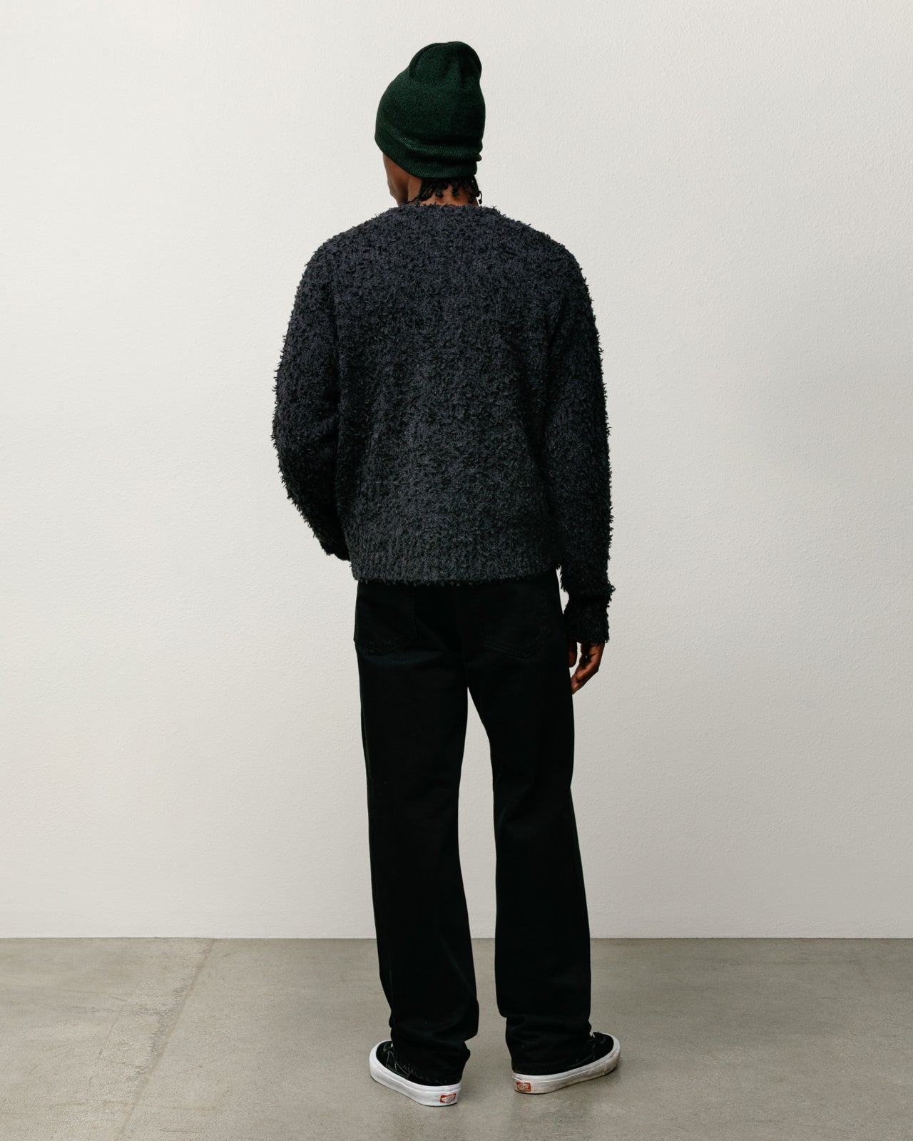 Textured Cardigan – Black | Knits | Stüssy