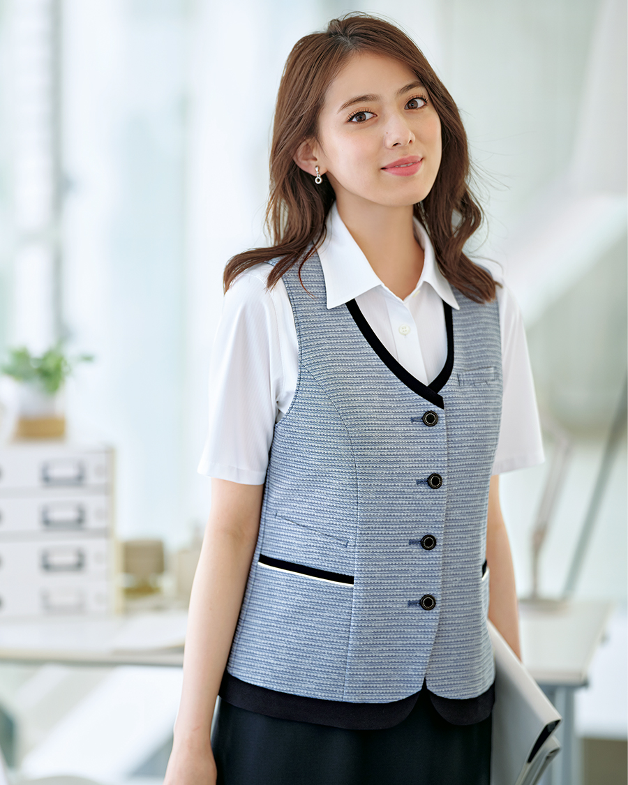 プレーン・ニット】レディスブラウス(半袖) | ユニフォーム総合