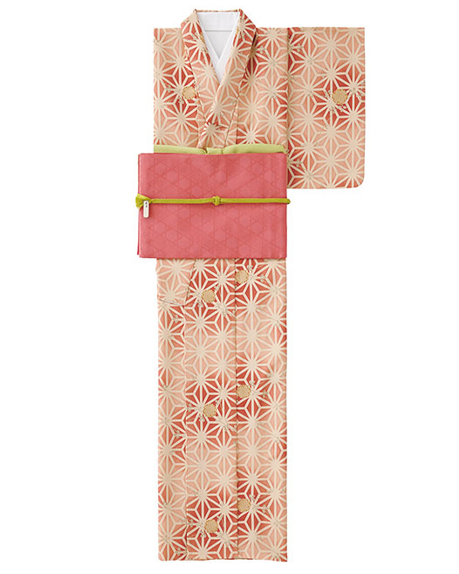 麻の葉ぼかし】きもの | ユニフォーム総合メーカーのサーヴォ公式通販