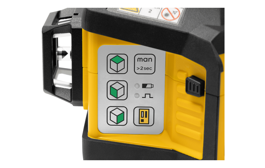 STABILA 12 V system cross line laser LAX 600 G, self-leveling, 3 x