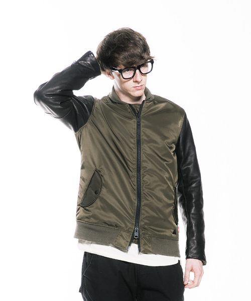 VIRGO VA-1 LEATHER SPECIAL MA-1 タイプ ミリタリージャケット