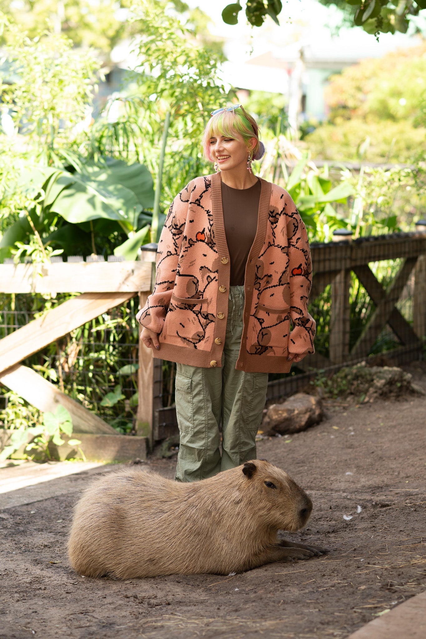 Capybara With Me Cardigan – Steady Hands