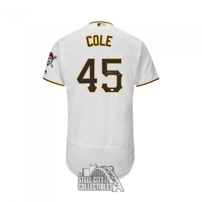Gerrit Cole Autographed Pirates Majestic Flex Base Authentic