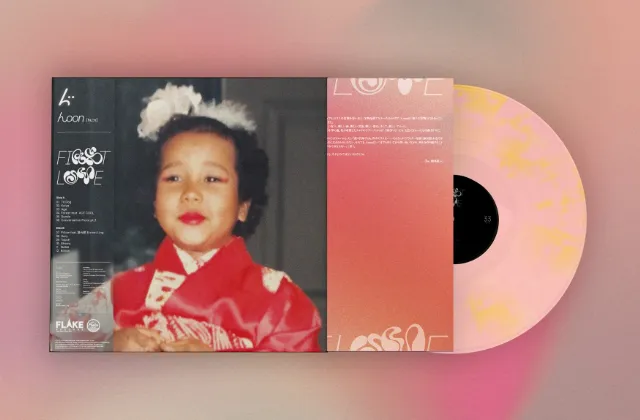 んOON / FIRST LOVE (PINK X YELLOW MARBLED) (追加プレス) [LP