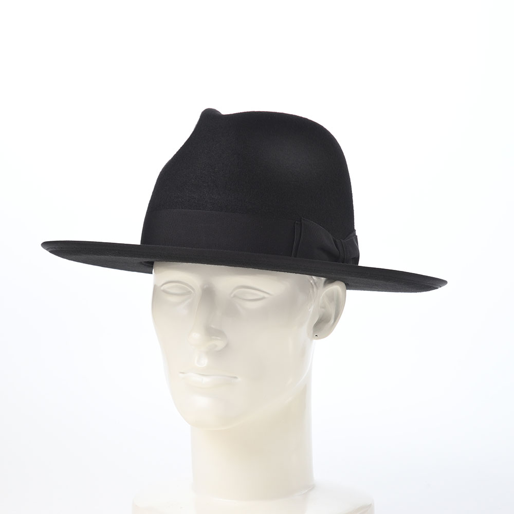WOOL FELT LONG FLAT BRIM（ウールフェルト ロングフラットブリム