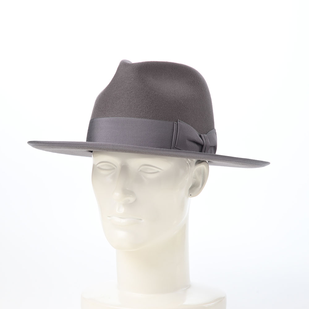 WOOL FELT LONG FLAT BRIM（ウールフェルト ロングフラットブリム