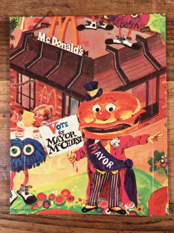 McDonaldland “Mayor McCheese” Mini Jigsaw Puzzle メイヤーマック