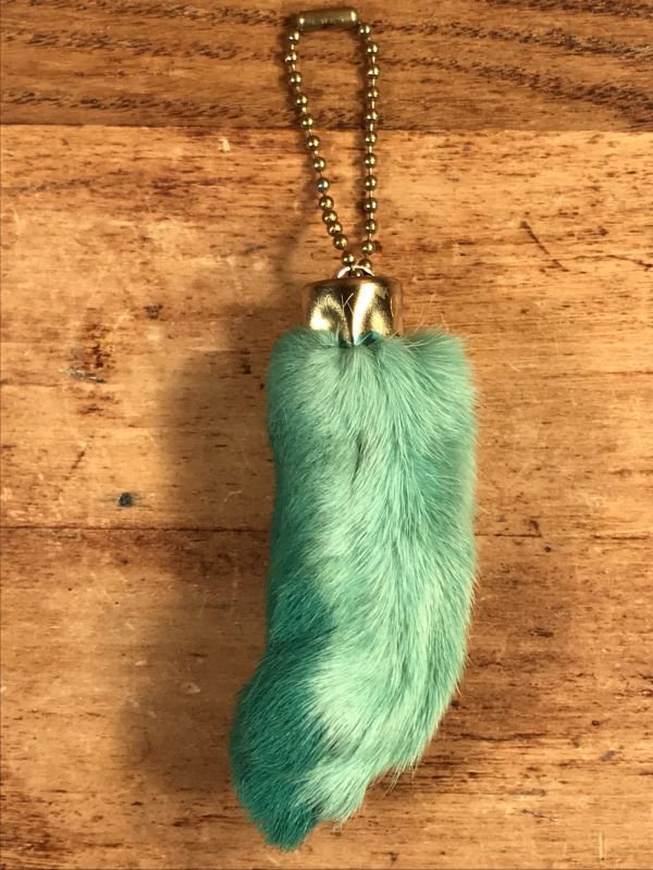 Rabbit Foot Lucky Charm Keychain ラビットラッキーチャーム