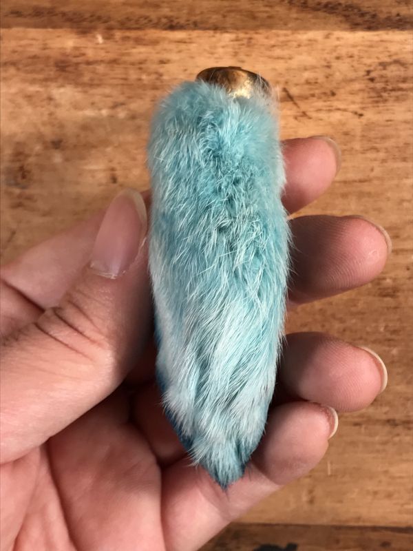 Rabbit Foot Lucky Charm Keychain ラビットラッキーチャーム