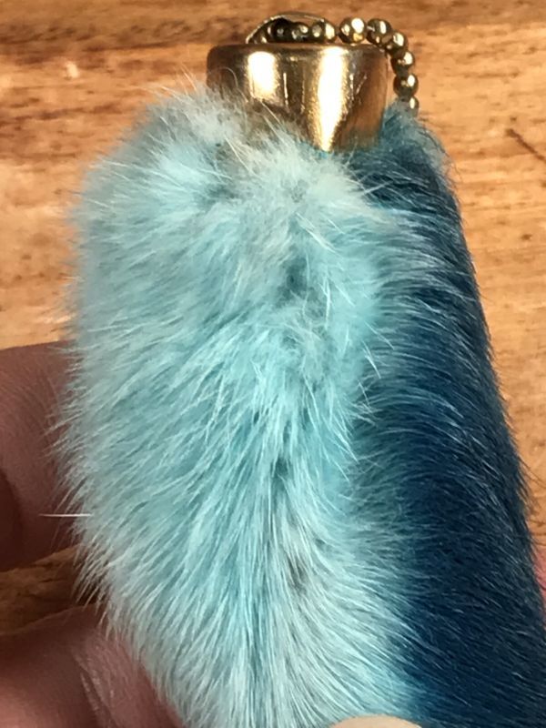 Rabbit Foot Lucky Charm Keychain ラビットラッキーチャーム