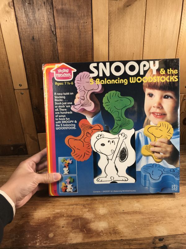 Snoopy & the 5 Balancing Woodstocks スヌーピー ビンテージ バランス