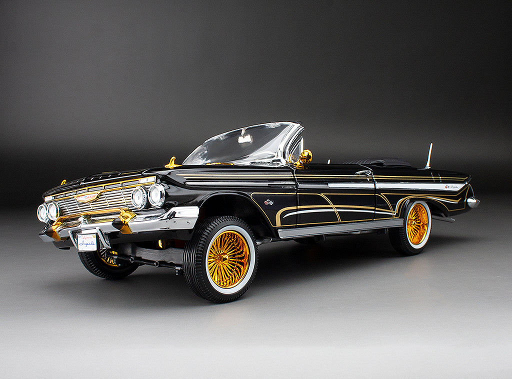 Sun-Star 1961 Chevy Impala Open Convertible Lowrider w Movable