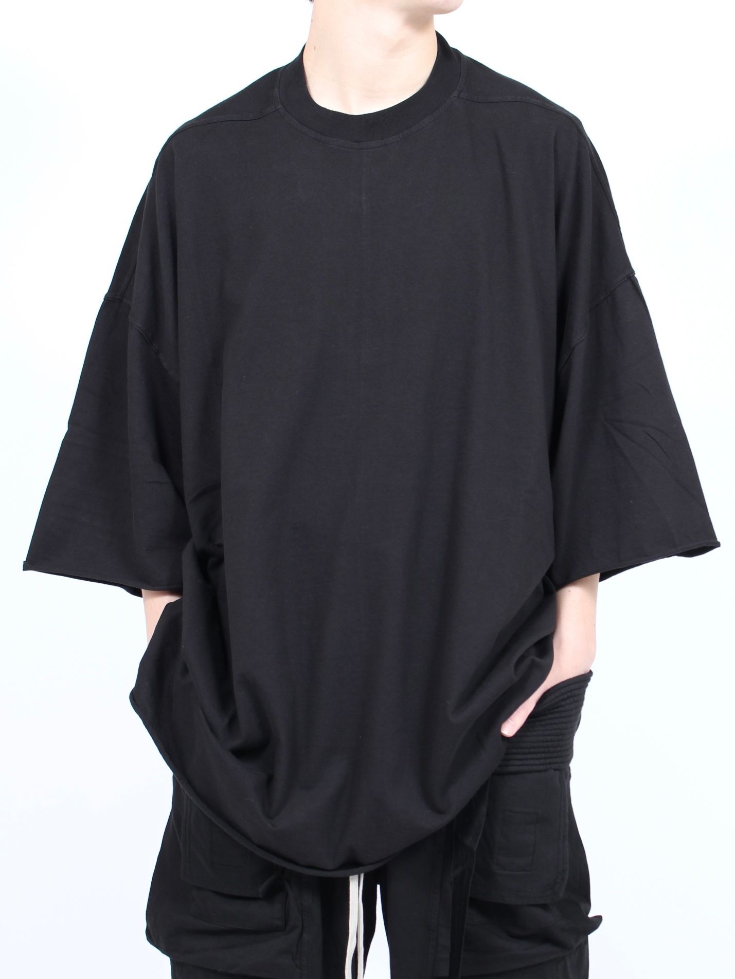 RICK OWENS DRKSHDW - 【25SS】トミー Tシャツ / TOMMY T / ブラック