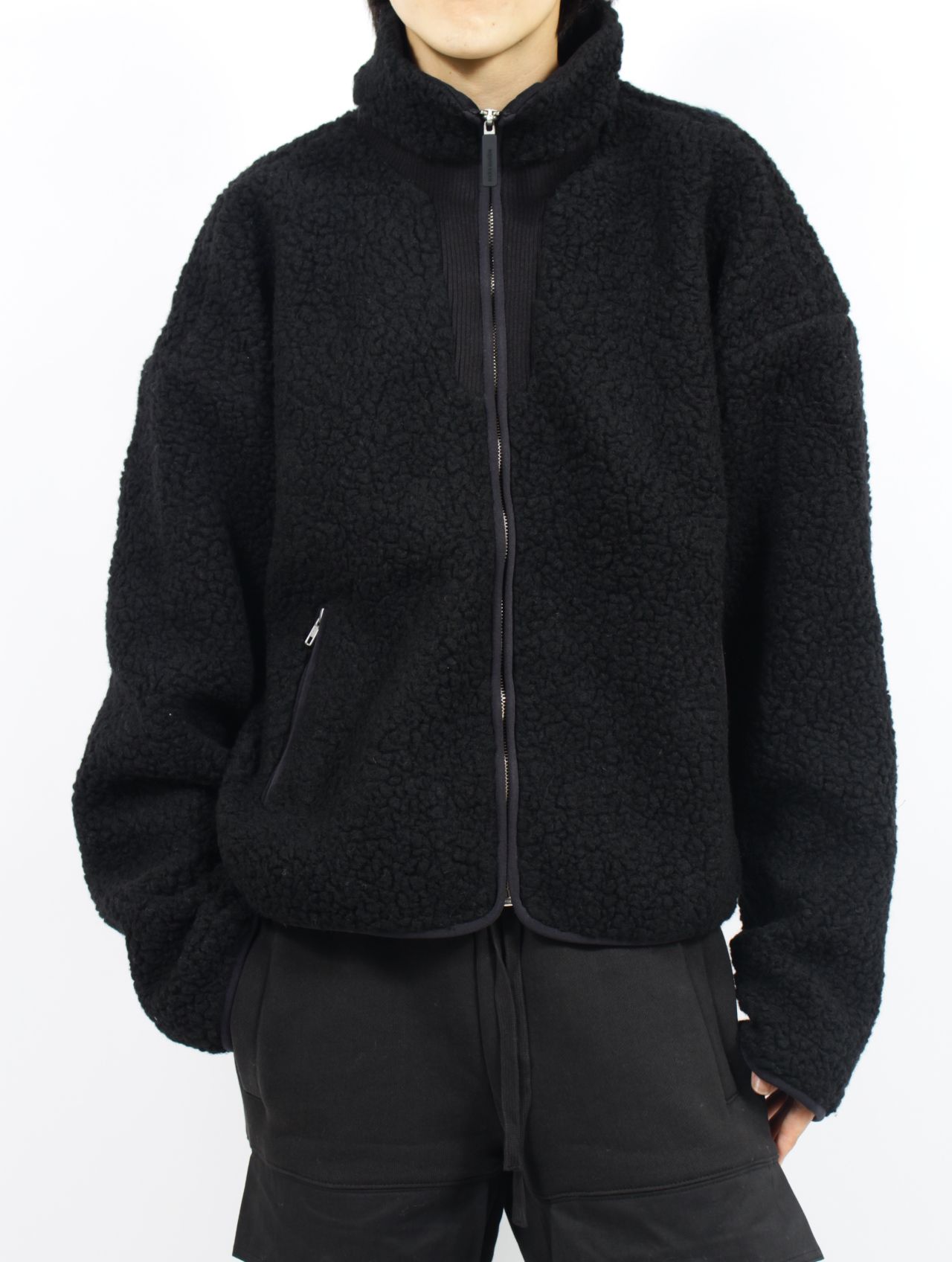 entire studios - 【25AW】ボア フリース ジップアップ ジャケット