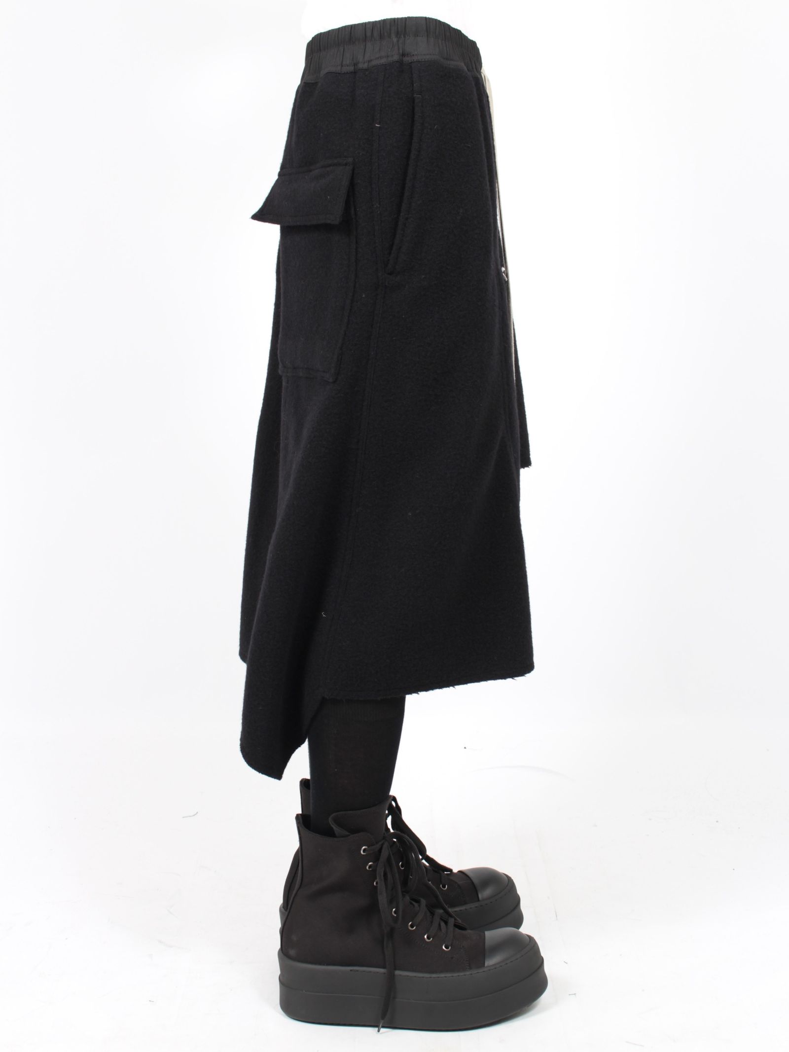 RICK OWENS - 【24AW】ドラッカ スカート / DRACCA SKIRT / ブラック