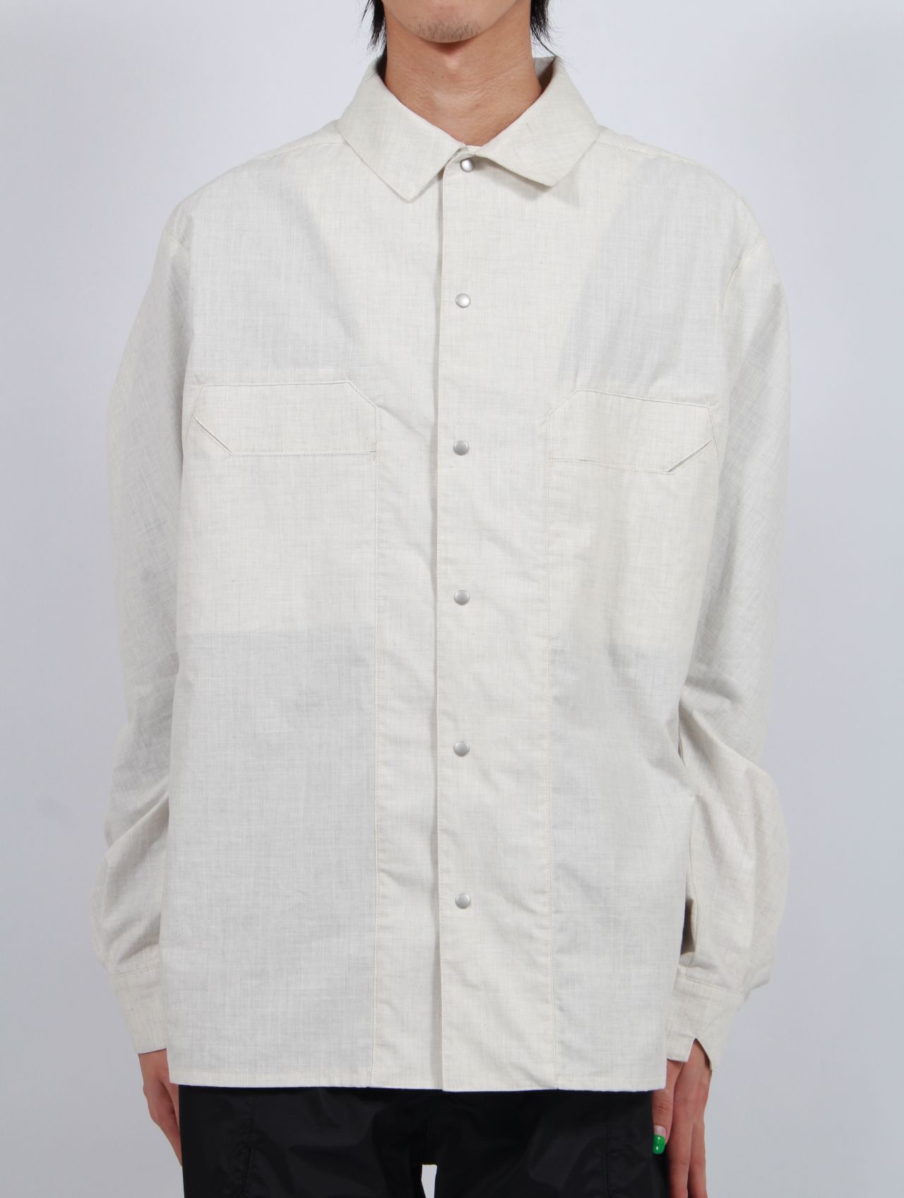 OPPOSE DUALITY - 【25SS】パネル シャツ / Panel Shirts / ホワイト