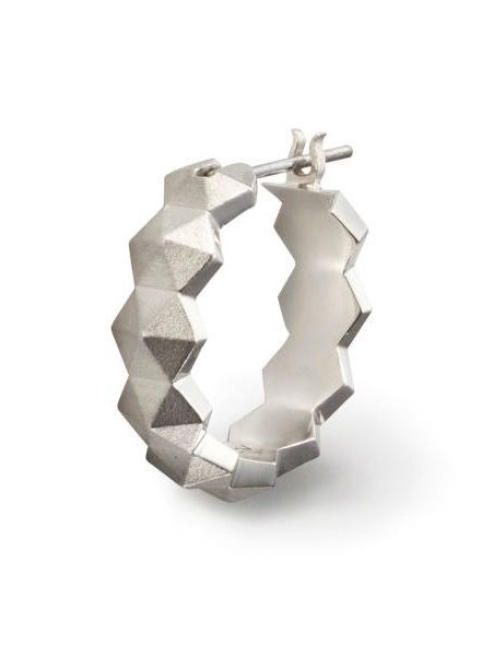 GARNI - 【取り寄せ】ハニカム柄 スタッズ リングピアス Lサイズ