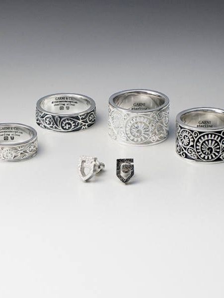 GARNI - 【取り寄せ】ツタ模様 バインパターンリング / Vine Pattern