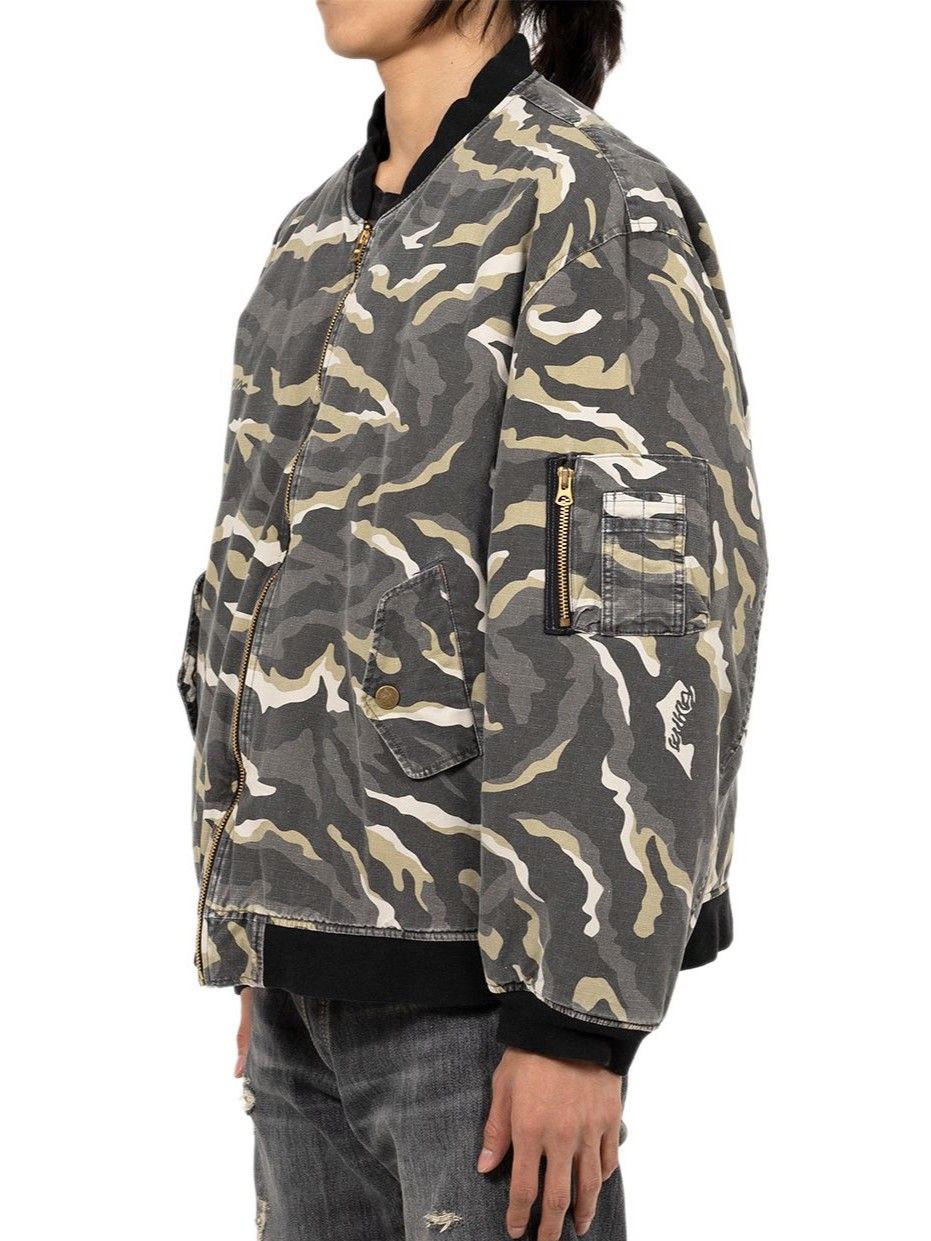 KAMIYA - 【25SS】カモフラージュ ウォッシュ MA-1 / CAMOUFLAGE WASH