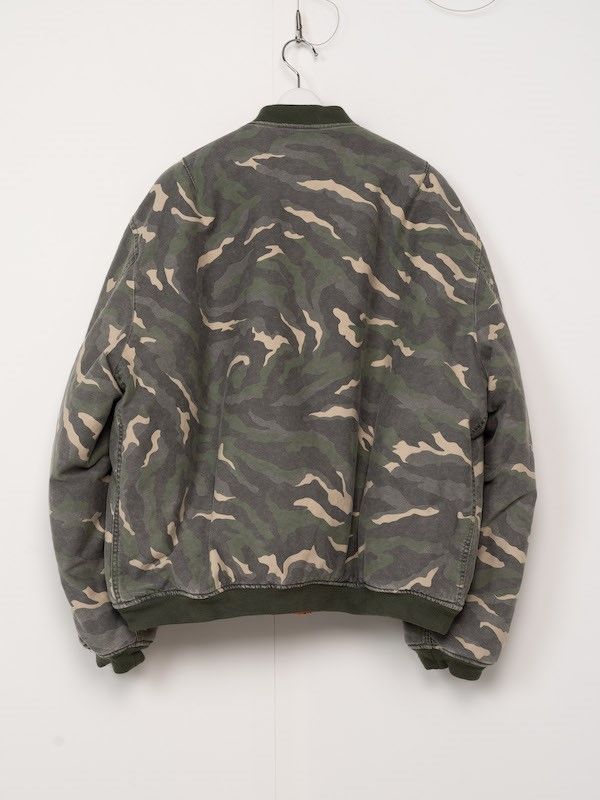 KAMIYA - 【24AW】フォステックス コラボ カモ ウォッシュ加工 MA-1