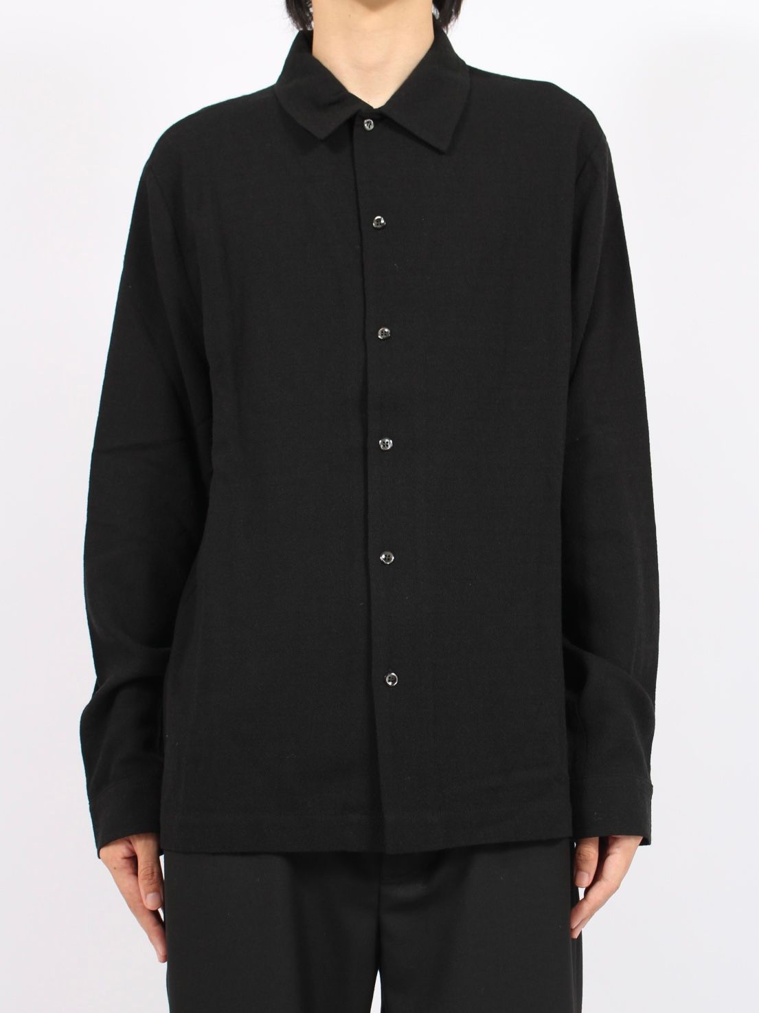Séfr - 【26SS】定番 センス シャツ 長袖 / SENSE SHIRT / ブラック