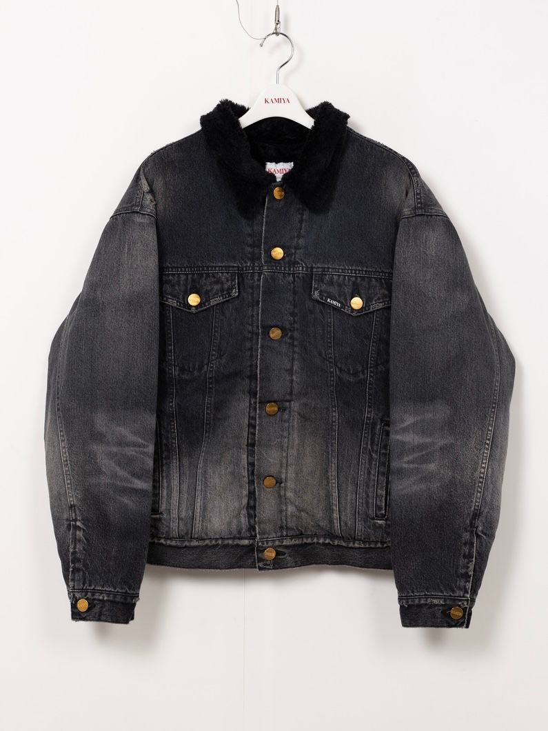KAMIYA - 【25AW】ボア ライニング デニム ジャケット / BOA LINING
