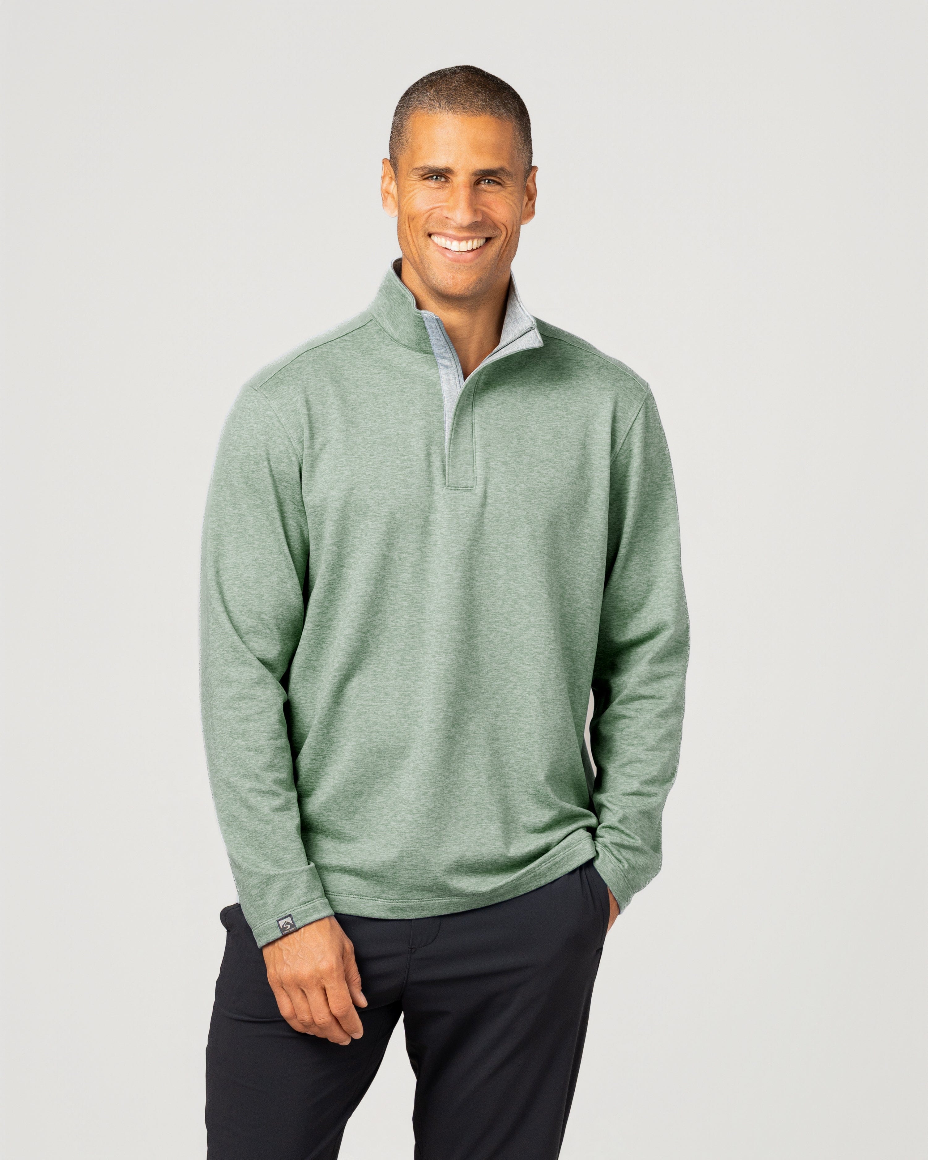 Men's Sidekick Midweight Stretch Quarter Zip Pullover – Storm Creek